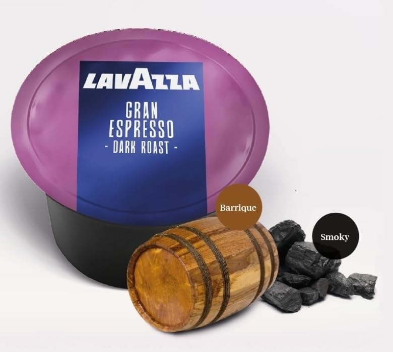 Lavazza Blue Gran Espresso blend showcasing Arabica and Robusta for bold flavor.