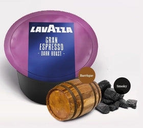 Lavazza Blue Gran Espresso blend showcasing Arabica and Robusta for bold flavor.