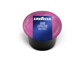 Lavazza Blue Gran Espresso capsules pack for quick, single-serve espresso.