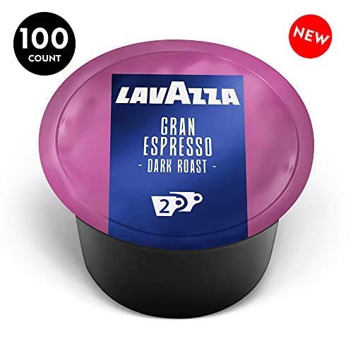 Lavazza Blue Gran Espresso 100-count pack keeps freshness.