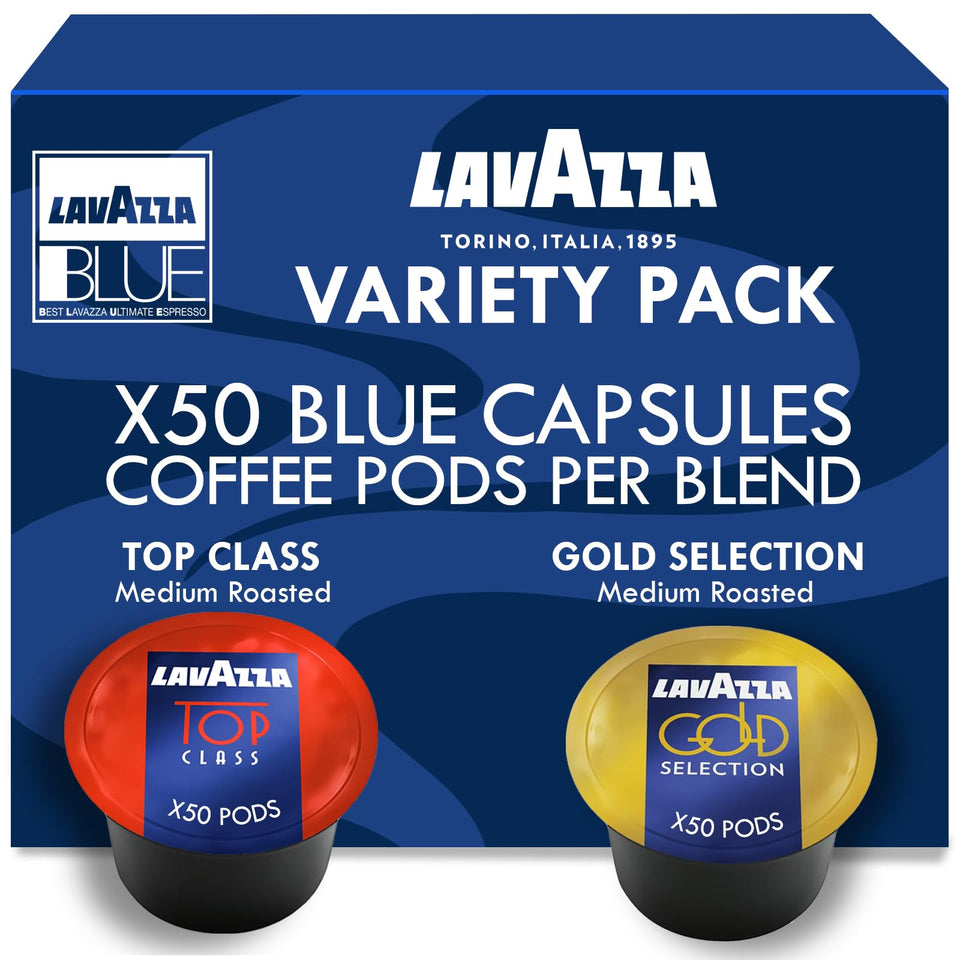 Lavazza Blue Top Class capsules, 50-pack, quick mornings with rich aroma