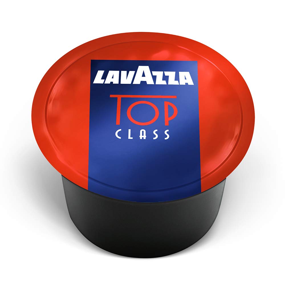 Lavazza Blue Top Class capsules pack, convenient single-serve coffee for busy mornings.