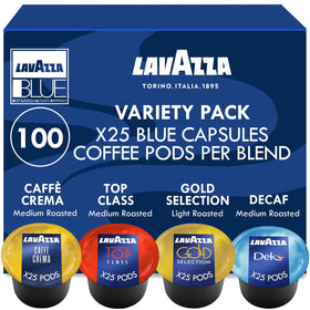 Lavazza Blue Top Class pods pour a balanced espresso with smooth crema.