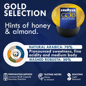Lavazza Blue Decaf Dek pods offering full flavor without caffeine