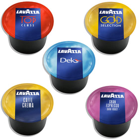 Lavazza Blue Top Class pods with rich aroma for versatile espresso