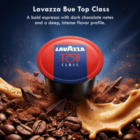 Lavazza Caffè Crema coffee pods offer aromatic, creamy everyday flavor.