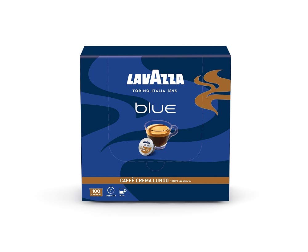 Lavazza Caffe Crema Lungo cup with rich crema for cafe-style espresso at the office