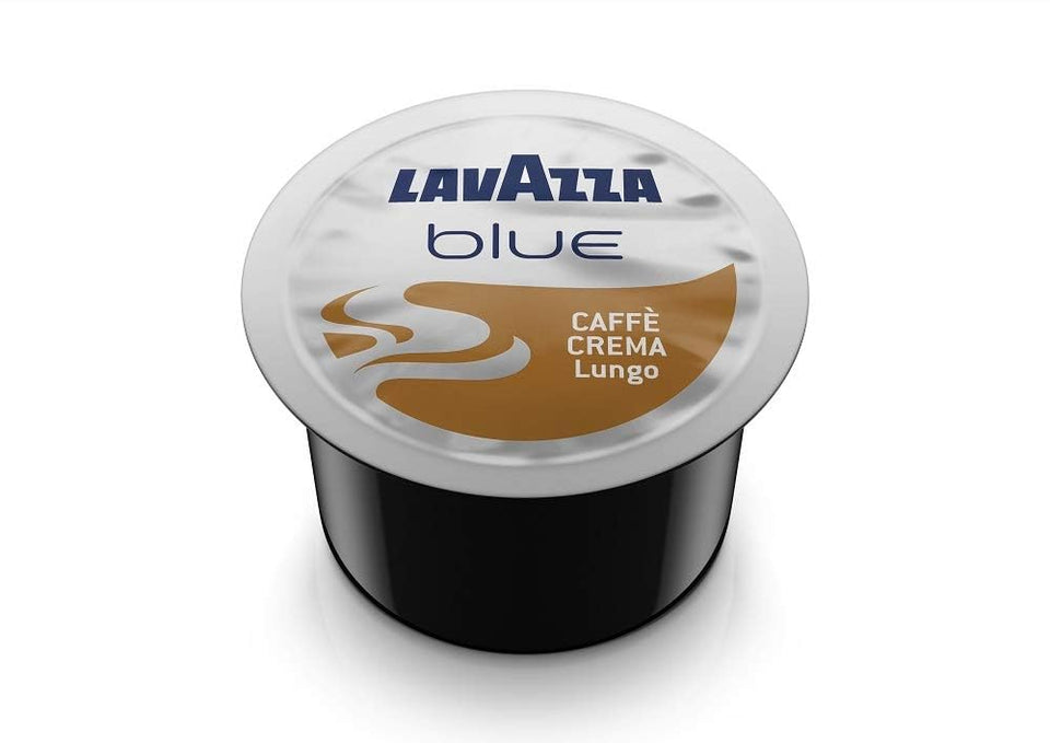 Lavazza Caffe Crema Lungo pack of 100 capsules delivering smooth espresso at home