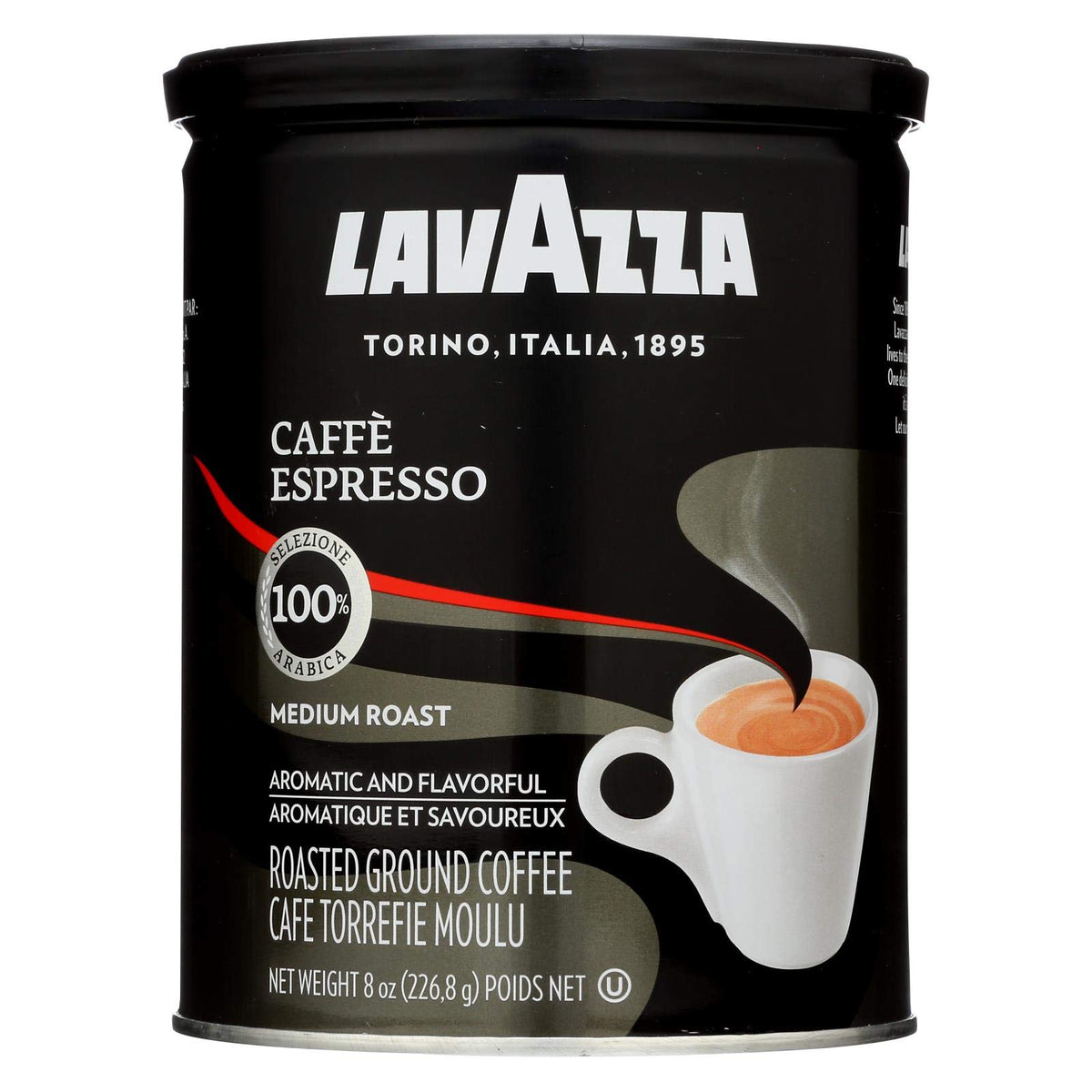 Lavazza Caffe Espresso ground coffee 12-can case, convenient bulk for daily brews