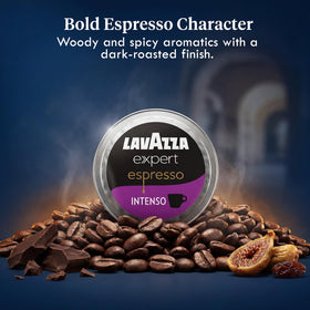 Lavazza Classy machine compatibility image highlights easy use with Lavazza pods.