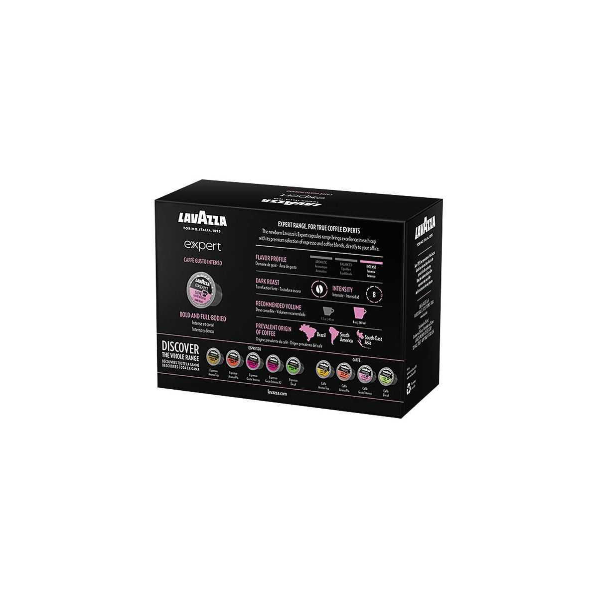 Lavazza Classy Plus compatibility image indicating easy one‑button preparation.