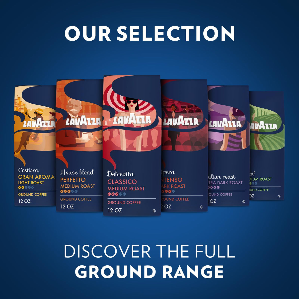 Lavazza decaf ground coffee ideal for cold brew sessions.