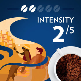 100% Arabica Lavazza Costiera Gran Aroma blend from Central America