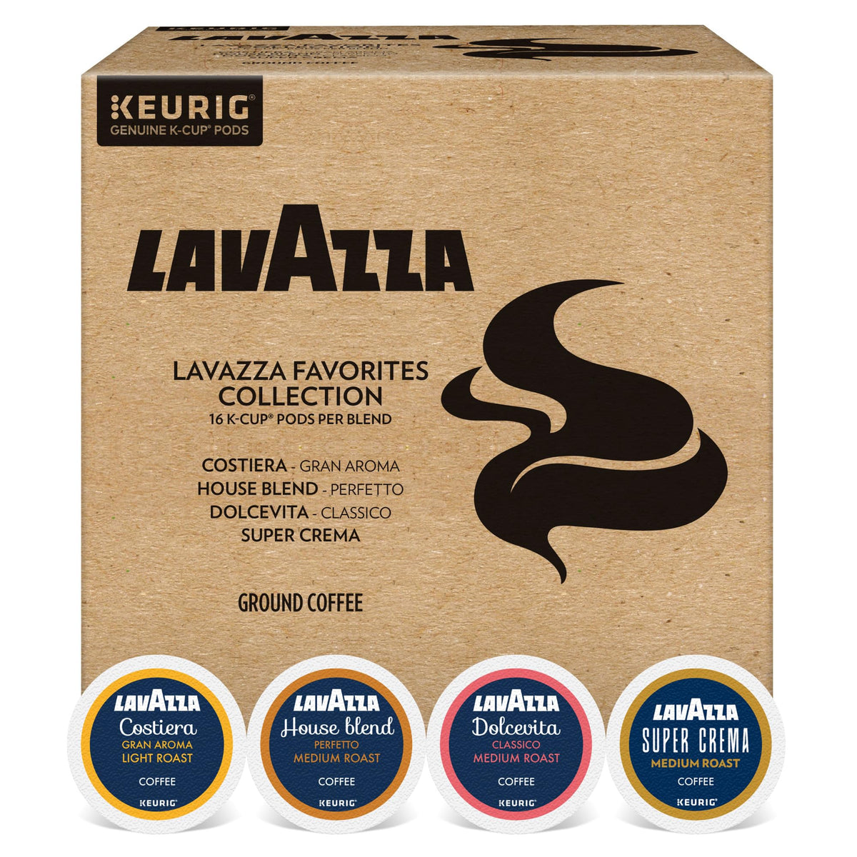 Lavazza Costiera light roast cup for a bright morning ritual.