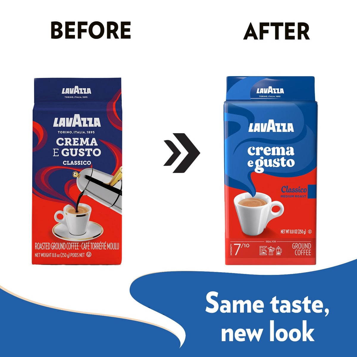 Lavazza Crema e Gusto aroma with spices enhances morning ritual