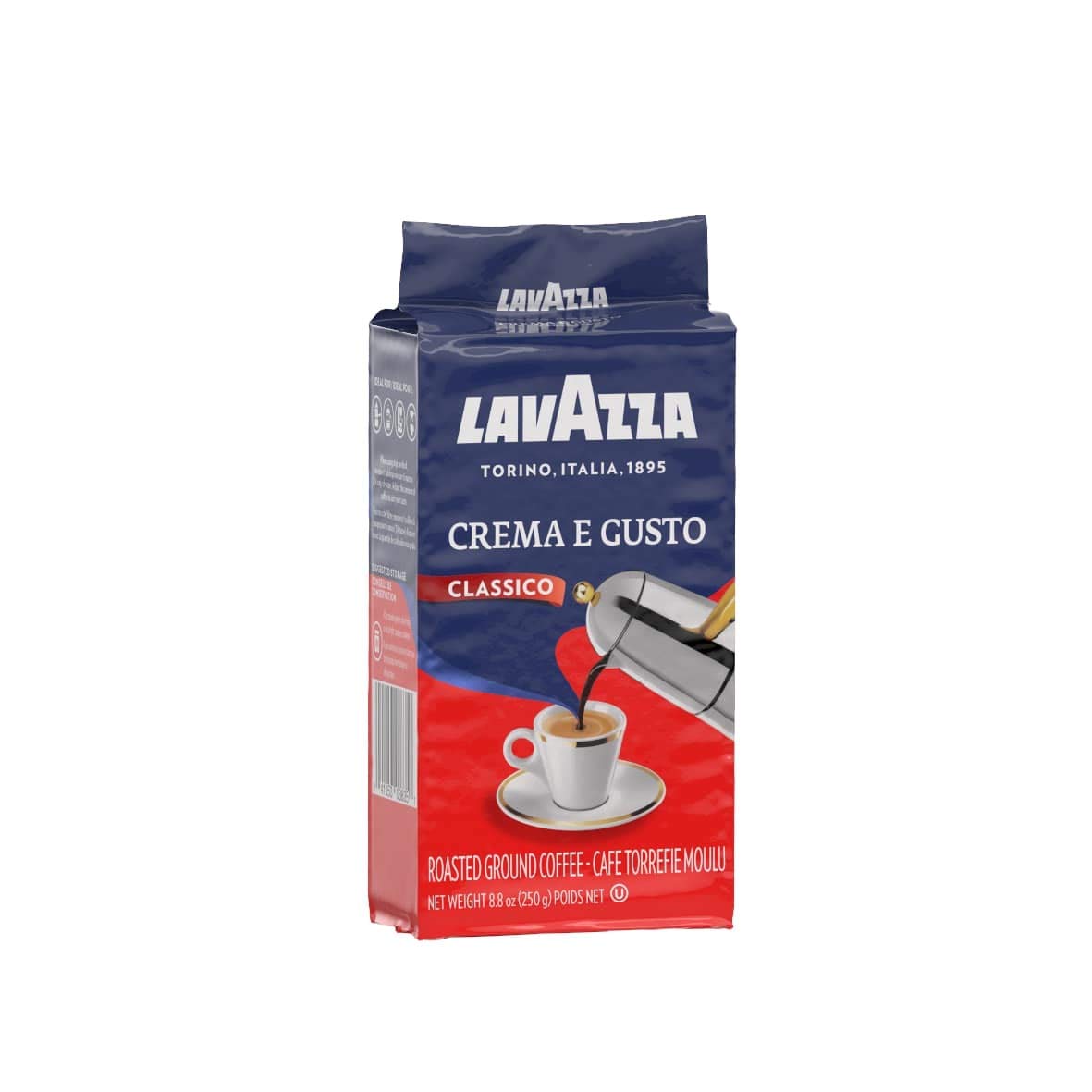 Lavazza Crema e Gusto Classico espresso cup showcasing rich crema and aroma