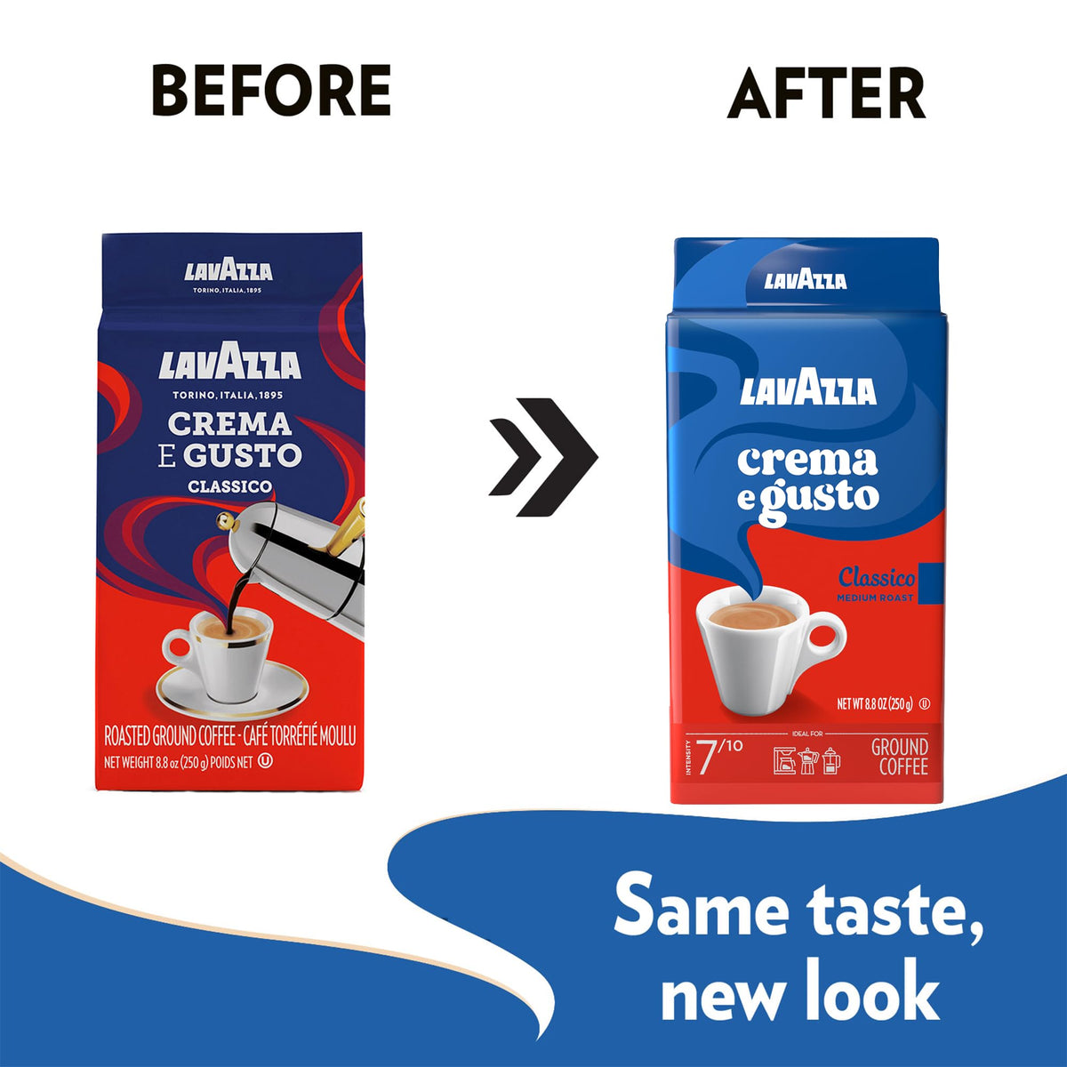 Lavazza Crema e Gusto moka pot setup for quick cafe-quality brew.
