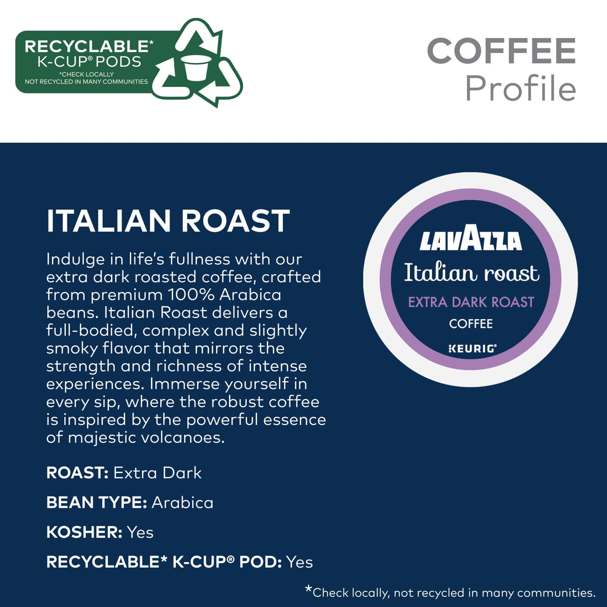 Lavazza brewing setup with Keurig, ready for quick single-serve coffee.