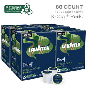 Lavazza Decaf Arabica coffee beans blend for balanced flavor