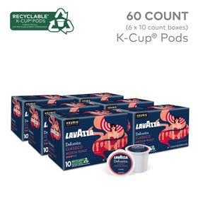 Dolcevita Classico packaging display with six packs for home or office use.