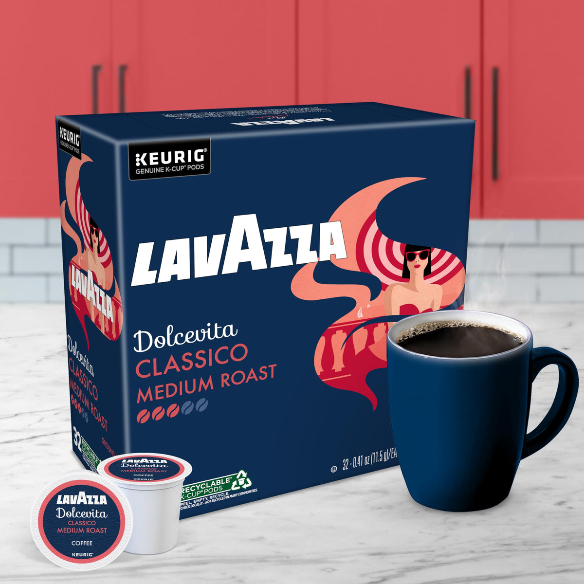 Dolcevita Classico pods ideal for busy mornings at home