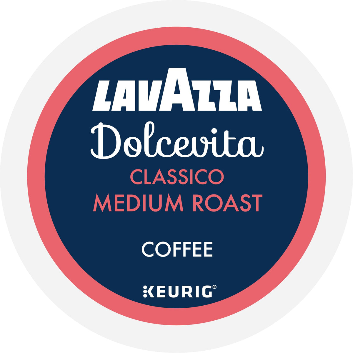 Beans sourced from South America and Africa flavor Lavazza Dolcevita Classico