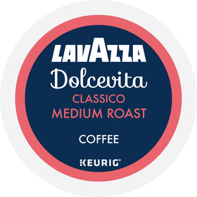 Beans sourced from South America and Africa flavor Lavazza Dolcevita Classico
