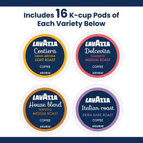 Lavazza Dolcevita K-Cup pod delivers balanced medium roast for daily enjoyment.