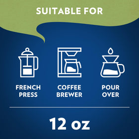 Lavazza decaf ground coffee ready for drip machines and quick mornings.