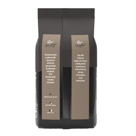 Lavazza Espresso 100% Arabica beans signaling smooth, nuanced cup