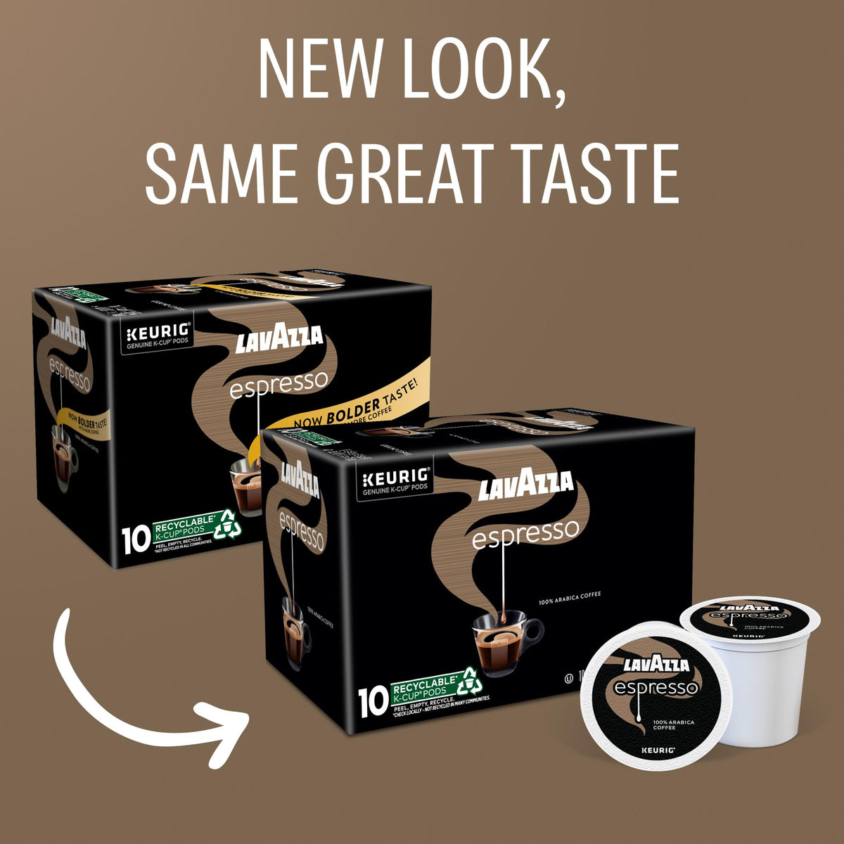 Lavazza Espresso K-Cup box 60-count front highlighting multi-pack packaging