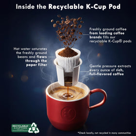 Lavazza Espresso K-Cup pod for rich, espresso-style mornings.