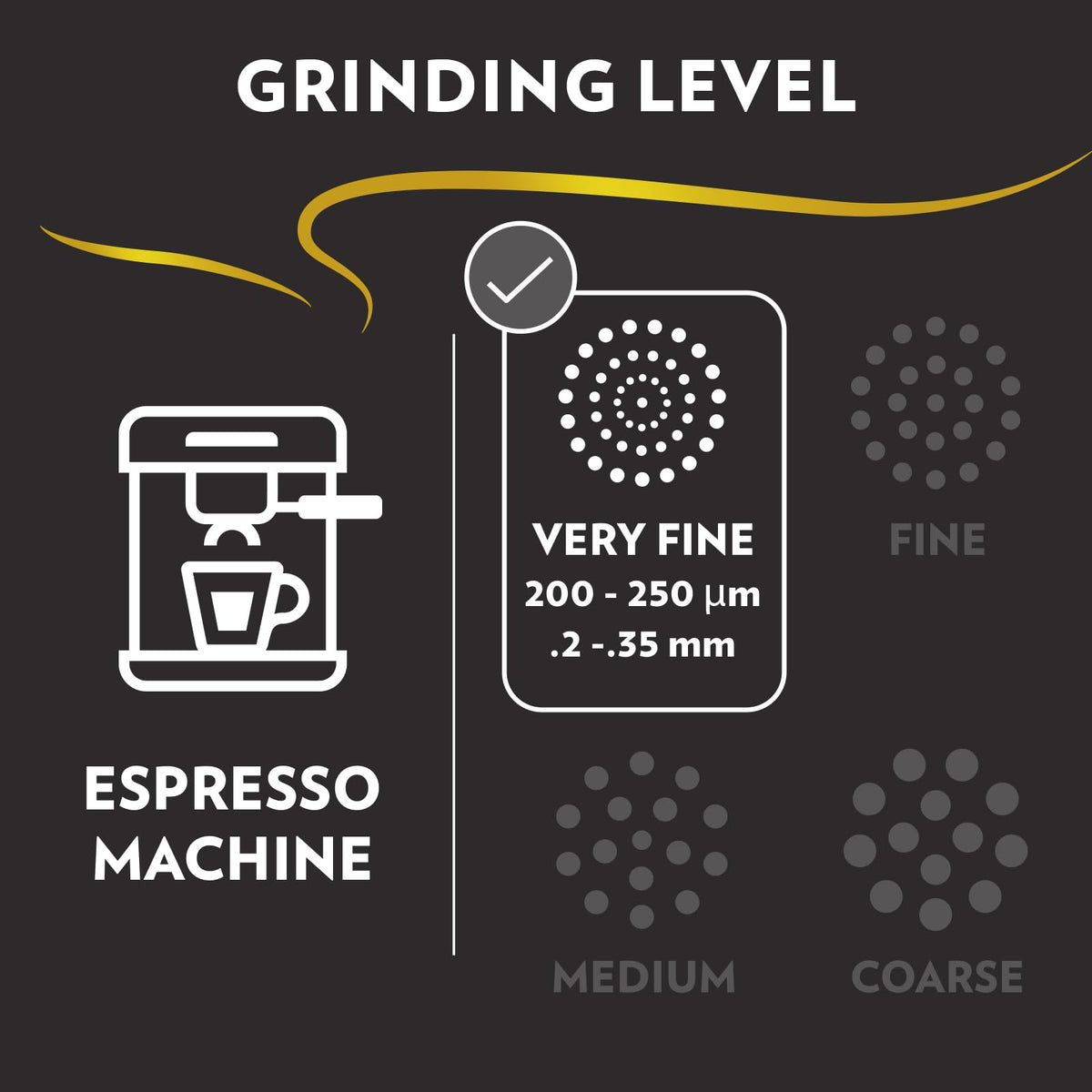 Lavazza Espresso label detail showing 100% Arabica and medium roast