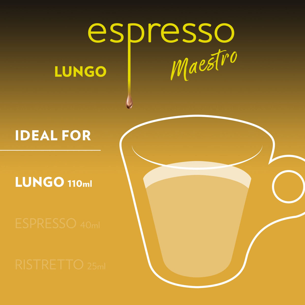 Lavazza Espresso Maestro Lungo compatible with Nespresso Original machines