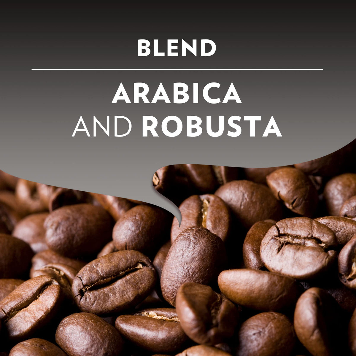 Blend of Arabica and Robusta in Lavazza Maestro Ristretto.