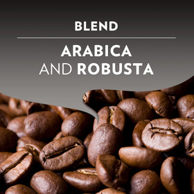 Blend of Arabica and Robusta in Lavazza Maestro Ristretto.