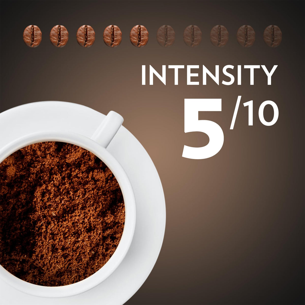 Lavazza Espresso pour-over shot emphasizing crema and aroma.