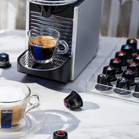 Lavazza Lungo capsules create a smoother, longer espresso for sipping