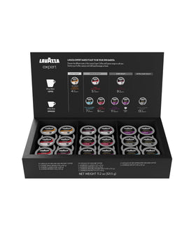 Lavazza Expert Variety Pack capsules show versatility for espresso and drip coffee.