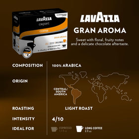 Lavazza Expert Variety Pack dark roast capsules deliver bold espresso notes.