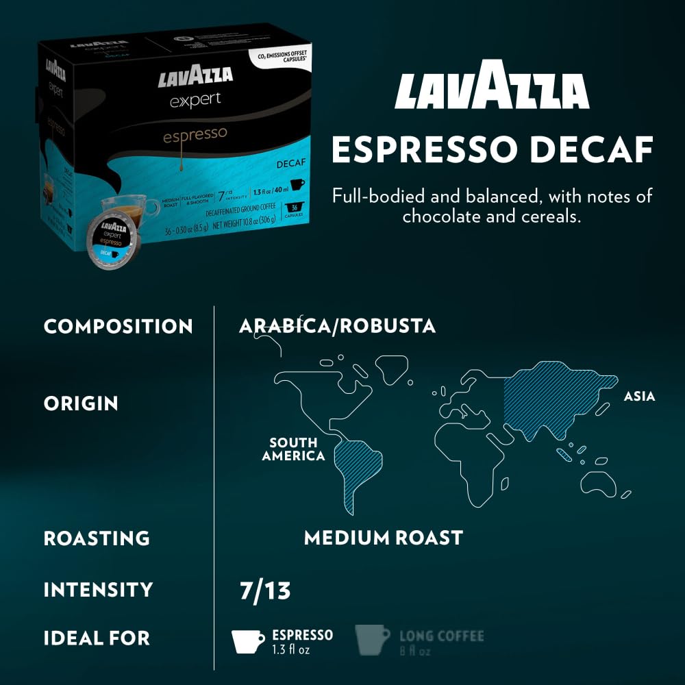 Lavazza Expert Variety Pack includes espresso and drip capsules for mixed drinks.