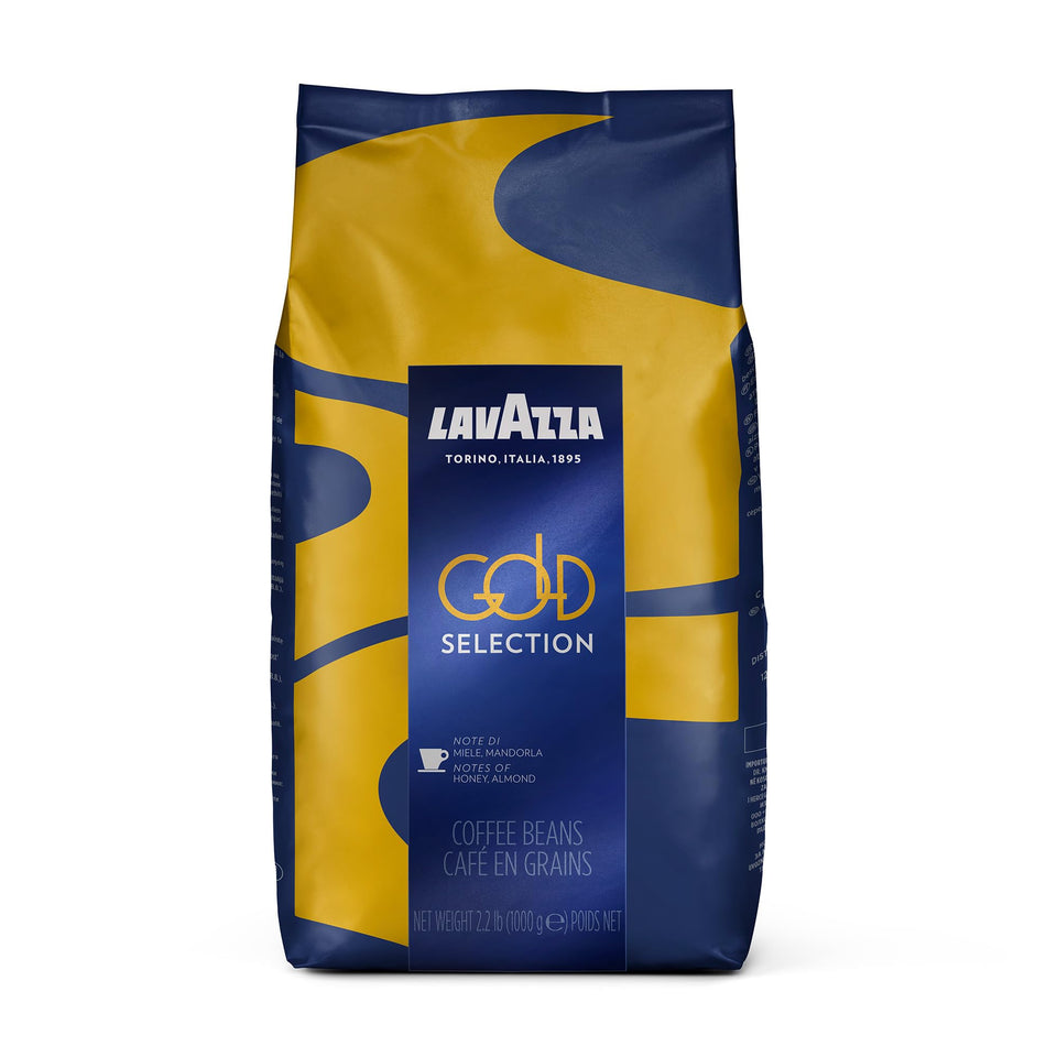 Lavazza Gold Selection bag front view highlighting premium packaging and Italian blend.