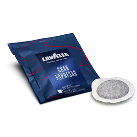 Lavazza Gran Espresso pods pack cover for a premium Italian coffee experience