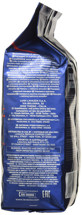 Intense flavor and rich aroma of Lavazza Grand Espresso