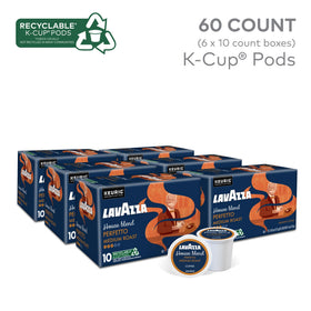 Lavazza House Blend Perfetto 60-count box for convenient weekly coffee rotation.