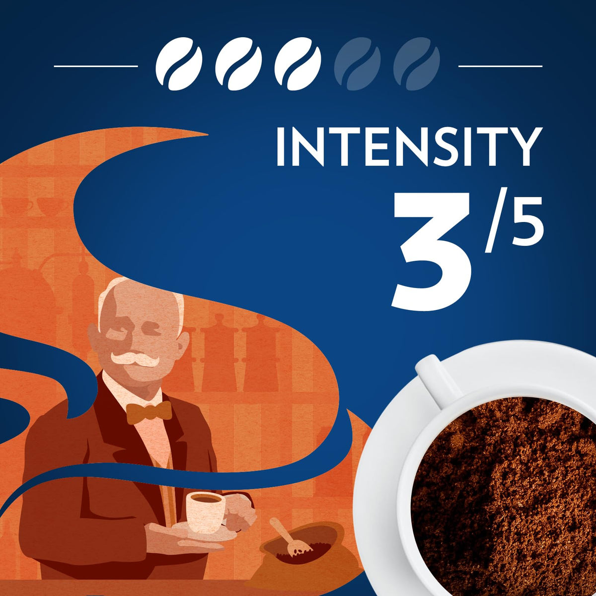 Lavazza House Blend Perfetto Ground Coffee for drip brewers delivering a smooth, balanced cup.