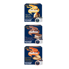 Lavazza Tiramisu K-Cup pod close-up with cocoa hints