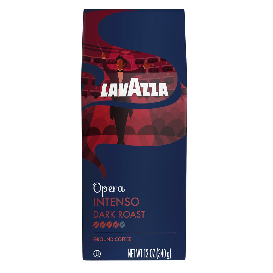 Lavazza Opera Intenso coffee bag 12oz ideal for home brewing