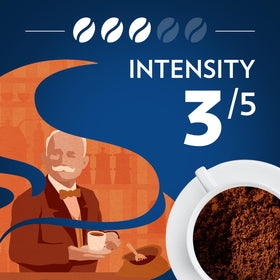 Lavazza Perfetto caramel aroma closeup suggests inviting sweetness for mornings.