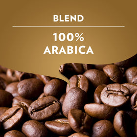 Lavazza Qualità Oro whole beans close-up highlighting medium roast.